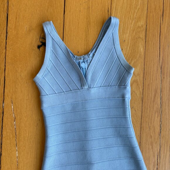 Katie J NYC tween bandage dress light blue size small - Picture 5 of 9